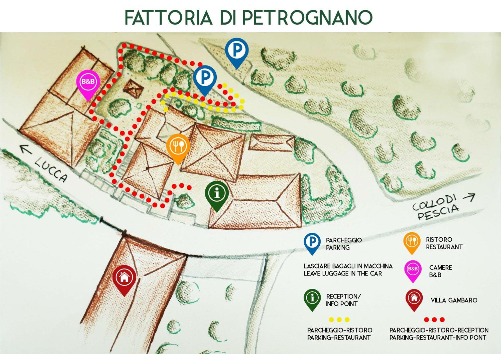 הוילה קולודי Fattoria Gambaro Di Petrognano מראה חיצוני תמונה